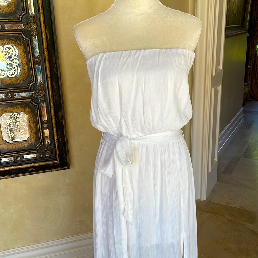 Elan long white dress - Picture 2 of 9